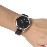 Calvin Klein Even Black Dial Black Leather Strap Watch for Women - K7B231C1 Authentic Buy Shop Now