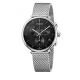 Calvin Klein High Noon Chronograph Black Dial Silver Mesh Bracelet Watch for Men - K8M27121 Authentic Buy Shop Now