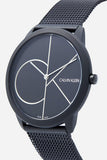 Calvin Klein Minimal Black Dial Black Mesh Bracelet Watch for Men - K3M5145X Authentic Buy Shop Now