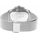Calvin Klein Minimal White Dial Silver Mesh Bracelet Watch for Women - K3M52152 Authentic Buy Shop Now
