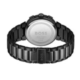 Hugo Boss One Chronograph Black Dial Black Steel Strap Watch For Men - 1514001 Authentic Buy Shop Now