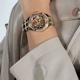 Guess Allara Quartz Rose Gold Dial Rose Gold Steel Strap Watch For Women - GW0604L3 Authentic Buy Shop Now
