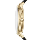 Marc Jacobs Roxy Black Dial Black Leather Strap Watch for Women - MJ1592 Authentic Buy Shop Now