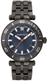 Versace Greca Sport Quartz Black Dial Black Steel Strap Watch For Men - VEZ300621 Authentic Buy Shop Now