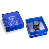 Versace icon Active Chronograph Black Dial Black Silicone Strap Watch For Men - VEZ700622 Authentic Buy Shop Now
