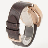 Emporio Armani Federico Chronograph Blue Dial Brown Leather Strap Watch For Men - AR11563 Authentic Buy Shop Now