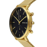 Michael Kors Jaryn Black Dial Gold Steel Strap Watch for Men - MK8503 Authentic Buy Shop Now