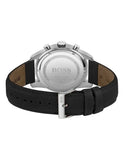Hugo Boss Skymaster Black Dial Black Leather Strap Watch for Men - 1513782 Authentic Buy Shop Now