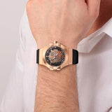 Maserati Potenza Automatic Skeleton Black Dial Black Leather Strap Watch For Men - R8821108039 Authentic Buy Shop Now