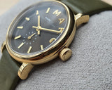 Marc Jacobs Baker Olive Dial Olive Leather Strap Watch for Women - MBM1330 Authentic Buy Shop Now