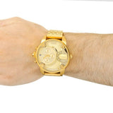 Diesel Big Daddy Analog Gold Dial Gold Stainless Steel Watch For Men - DZ7287 Authentic Buy Shop Now