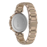 Hugo Boss Trophy Grey Dial Rose Gold Steel Strap Watch for Men - 1513632 Authentic Buy Shop Now