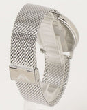 Emporio Armani Minimalist Quartz Green Dial Silver Mesh Bracelet Watch For Men - AR11578 Authentic Buy Shop Now