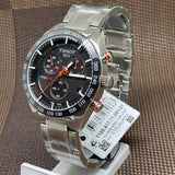 Tissot T Sport PRS 516 Chronograph Black Dial Silver Steel Strap Watch For Men - T100.417.11.051.01 Authentic Buy Shop Now