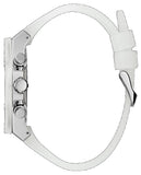 Guess Poseidon Chronograph Rainbow Dial White Silicone Strap Watch For Men - GW0425G4 Authentic Buy Shop Now