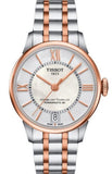 Tissot Chemin Des Tourelles Powermatic 80 Lady Silver Dial Two Tone Steel Strap Watch For Women - T099.207.22.118.02 Authentic Buy Shop Now