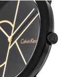 Calvin Klein Minimal Black Dial Black Mesh Bracelet Watch for Men - K3M214X1 Authentic Buy Shop Now