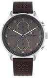 Tommy Hilfiger Chase Quartz Brown Dial Brown Leather Strap Watch for Men - 1791579 Authentic Buy Shop Now