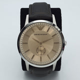 Emporio Armani Kappa Classic Brown Dial Brown Leather Strap Watch For Men - AR9106 Authentic Buy Shop Now
