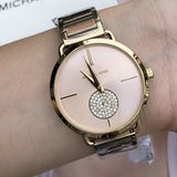 Michael Kors Portia Rose Gold Dial Two Tone Steel Strap Watch for Women - MK3706 Authentic Buy Shop Now