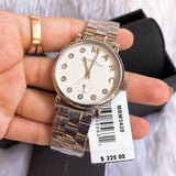 Marc Jacobs Marc White Dial Silver Steel Strap Watch for Women - MBM3420 Authentic Buy Shop Now