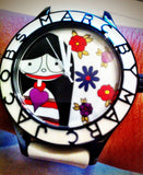 Marc Jacobs Miss Marc Flower White Dial White Silicone Strap Watch for Women - MBM5513 Authentic Buy Shop Now