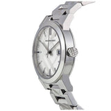 Burberry The City White Dial Silver Steel Strap Watch for Women - BU9144 Authentic Buy Shop Now