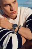 Tommy Hilfiger Lars Chronograph Blue Dial Silver Steel Strap Watch For Men - 1792059 Authentic Buy Shop Now