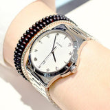 Gucci G Timeless Silver Dial Silver Steel Strap Watch For Women - YA1264028 Authentic Buy Shop Now