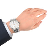 Tudor 1926 Automatic Diamonds Silver Dial Silver Steel Strap Watch for Men - M91650-0003 Authentic Buy Shop Now