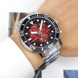 Tissot Seastar 1000 Chronograph Red Dial Silver Steel Strap Watch For Men - T120.417.11.421.00 Authentic Buy Shop Now