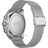 Hugo Boss Ocean Edition Black Dial Silver Mesh Strap Watch for Men - 1513742 Authentic Buy Shop Now