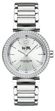 Coach Sports Crystals Silver Dial Silver Steel Strap Watch for Women - 14502194 Authentic Buy Shop Now