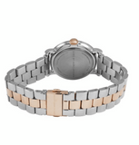 Marc Jacobs Baker White Dial Two Tone Steel Strap Watch for Women - MBM3312 Authentic Buy Shop Now