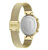 Hugo Boss Flawless White Dial Gold Mesh Bracelet Watch for Women - 1502552 Authentic Buy Shop Now