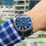 Tissot Carson Premium Blue Dial Blue Leather Strap Watch For Men - T122.410.16.043.00 Authentic Buy Shop Now