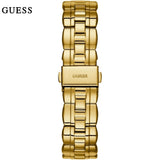Guess Analog Diamonds Silver Dial Gold Steel Strap Watch For Women - W1013l2 Authentic Buy Shop Now