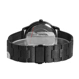 Guess Richmond Black Dial Black Mesh Bracelet Watch for Men - W1263G3 Authentic Buy Shop Now