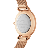 Daniel Wellington Petite Amber Brown Dial Gold Mesh Strap Watch For Women - DW00100476 Authentic Buy Shop Now