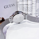 Guess Trend Diamonds Silver Dial Silver Steel Strap Watch for Women - GW0512L1 Authentic Buy Shop Now