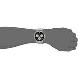 Movado Heritage Calendoplan Chronograph Black Dial Silver Steel Strap Watch for Men - 3650014 Authentic Buy Shop Now