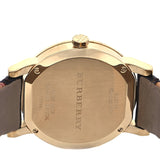 Burberry The City Gold Dial Black Leather Strap Watch for Men - BU9032 Authentic Buy Shop Now