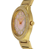 Michael Kors Kerry Mother of Pearl Dial Gold Steel Strap Watch for Women - MK3396 Authentic Buy Shop Now