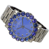 Marc Jacobs Amy Purple Dial Black Steel Strap Watch for Women - MBM3224 Authentic Buy Shop Now