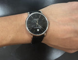 Tissot Carson Premium Powermatic 80 Black Dial Black Leather Strap Watch For Men - T122.407.16.051.00 Authentic Buy Shop Now
