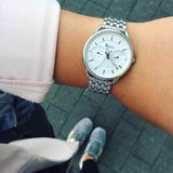 Fossil Tailor Silver Dial Silver Steel Strap Watch for Women - ES3712 Authentic Buy Shop Now