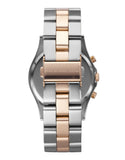 Marc Jacobs Henry Chronograph Silver Dial Two Tone Steel Strap Watch for Women - MBM3106 Authentic Buy Shop Now
