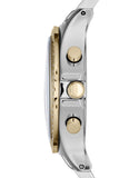 Marc Jacobs Henry Chronograph Silver Dial Two Tone Steel Strap Watch for Women - MBM3197 Authentic Buy Shop Now
