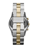 Marc Jacobs Henry Chronograph Silver Dial Two Tone Steel Strap Watch for Women - MBM3197 Authentic Buy Shop Now