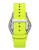 Marc Jacobs Henry White Dial Neon Yellow Rubber Strap Watch for Women - MBM1235 Authentic Buy Shop Now